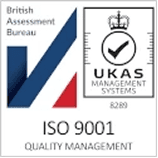 ISO 9001 certification badge